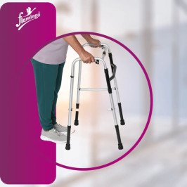 Flamingo Reciprocal Folding Walker – Mobility Support Aid