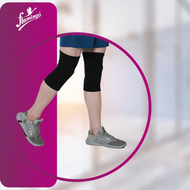 Flamingo Knee Cap (Pair) OC 2013 – Best Knee Support for Pain Relief, Injury Recovery & Stability |