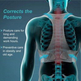 Tynor Posture Corrector A-33 | Adjustable Support for Back & Shoulder Alignment | Improves Posture & Reduces Slouching