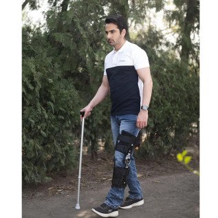 Tynor R.O.M Knee Brace 18" D-10 | Adjustable Hinged Support for Knee Recovery