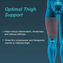 Tynor Thigh Support D-14 – Compression & Pain Relief for Sports, Injury Recovery & Muscle Support