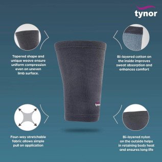 Tynor Thigh Support D-14 – Compression