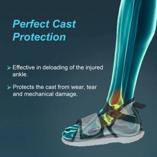 Tynor Cast Shoe (Rocker Sole) C-08 – Protects Plaster Cast