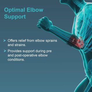 Tynor Tennis Elbow Support E-10 for Pain Relief, Compression, Forearm Support – Ideal for Sports Injury & Physiotherapy Use