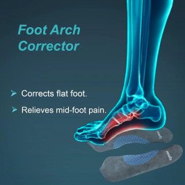 Tynor Medial Arch Orthosis (Pair) K-10 | Relieves Flat Foot Pain,
