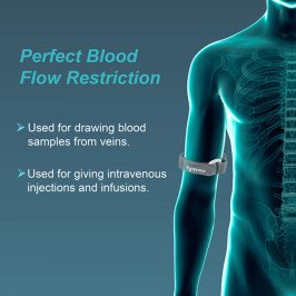 Tynor Tourniquet L-01 for Vein Compression | Ideal for Blood Collection, Emergency Use & Medical Clinics – Durable & Easy to Use