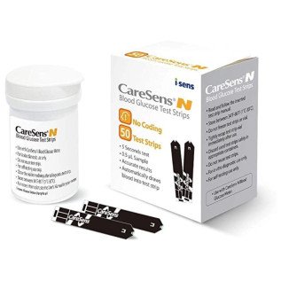 CareSens N 50 Test Strips | Accurate Blood Glucose Test Strips for CareSens Glucometer – Diabetic Glucose Monitoring Strips