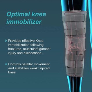 Tynor Knee Immobilizer 19 Inch D-11 – Post-Operative Knee Immobilizer Brace for Leg Support & Stabilization