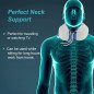 Tynor Travel Pillow L-93 for Neck Support, Soft Memory Foam Cushion, Compact for Flights, Car & Train Travel, U-Shape Design