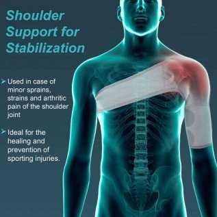 Tynor Shoulder Support (Neo) J-14 – Pain Relief for Shoulder Injury, Compression Support for Joint Stability (Size Options)