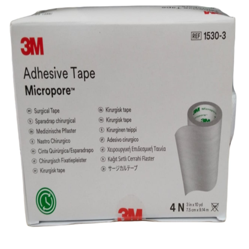 Micropore Paper Tape 7.5cm x 9.1mtr – Hypoallergenic, Breathable Surgical Medical Tape for Gentle Adhesion on Large Skin Areas Micropore Paper Tape 7.5cm x 9.1mtr – Hypoallergenic, Breathable Surgical Medical Tape for Gentle Adhesion on Large Skin Areas