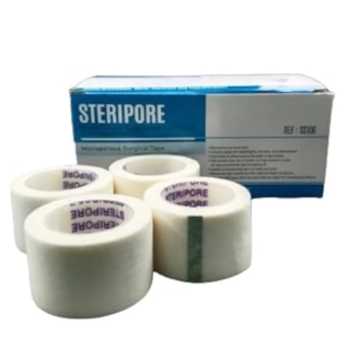 Steripore Paper Tape 2.50cm x 9.1mtr (1 inch) – Hypoallergenic, Breathable Surgical Medical Tape for Dressings, Bandages