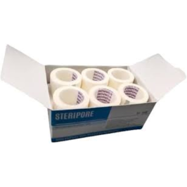 Steripore Paper Tape 5cm x 9.1mtr (2 inch) – Hypoallergenic, Breathable Surgical Tape for Wide Wound Dressings