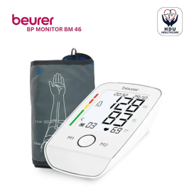 Beurer BM46 Blood Pressure Monitor – Digital BP Machine with Arrhythmia Detection & Large Display for Upper Arm Use
