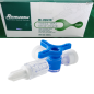 Romsons Bi-Valve Three Way Stop Cock GS 3040 | Sterile Medical Stop Cock Valve with Rotator
