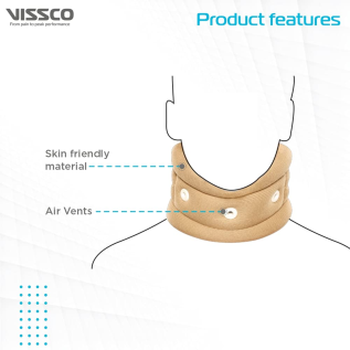 Regular cervical collar for neck pain relief