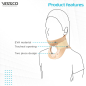 Vissco PC 0314 Philadelphia Collar – Rigid Neck Support | Two-Piece Cervical Brace for Spinal Alignment & Post-Surgical Care Vissco PC 0314 Philadelphia Collar – Rigid Neck Support | Two-Piece Cervical Brace for Spinal Alignment & Post-Surgical Care