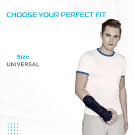 Vissco PC 0647 Forearm Brace for Wrist and Arm Support | Long Forearm Brace for Pain Relief and Orthopedic Stability