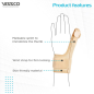 Vissco PC 0643 Thumb Spica Support for Thumb Pain | Adjustable Thumb Immobilizer Brace for Sprain & Injury Recovery Vissco PC 0643 Thumb Spica Support for Thumb Pain | Adjustable Thumb Immobilizer Brace for Sprain & Injury Recovery