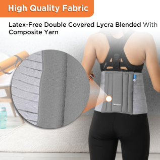Vissco PC 3101 CORE LITE Lumbo Sacral Belt – Lightweight Back Support & Posture Correction Belt for Pain Relief