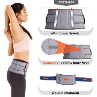 Vissco PC 1406 Neoprene Lumbar Belt – 6" Support Belt