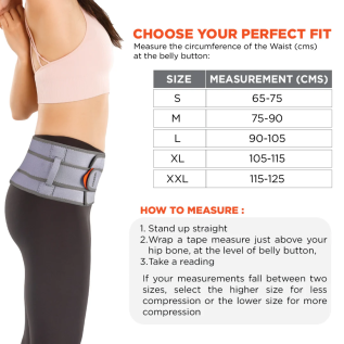Vissco PC 1406 Neoprene Lumbar Belt – 6" Support Belt