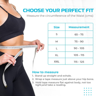 Vissco PC 1405 Neoprene Lumbar Belt – 9" Neoprene Lower Back Brace for Posture Correction and Pain Relief