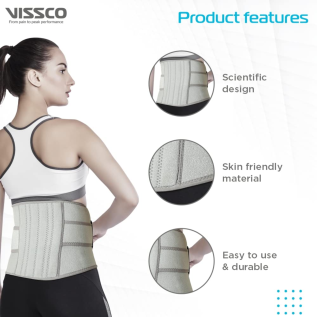 Vissco PC 1405 Neoprene Lumbar Belt – 9" Back Support