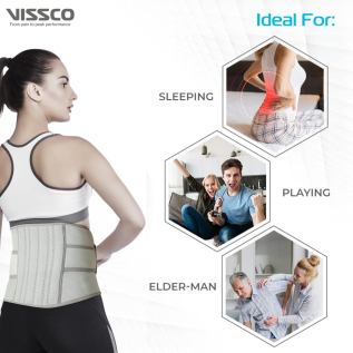 Vissco PC 1405 Neoprene Lumbar Belt – 9" Back Support