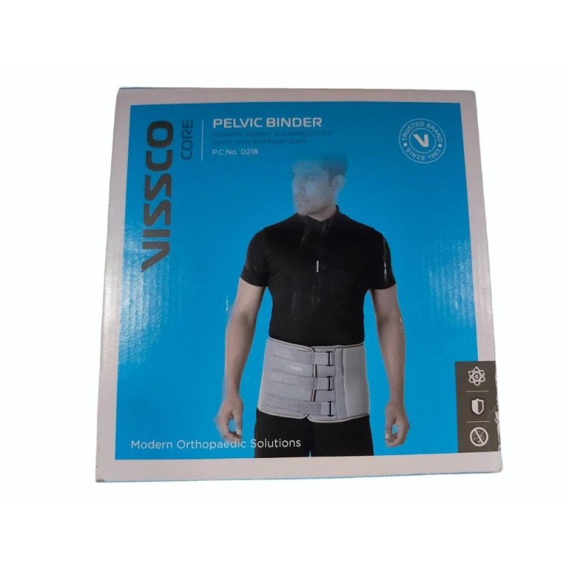 Vissco PC 0218 Pelvic Binder – Post-Delivery Pelvic Support & Fracture Stabilizer for Lower Back Compression Vissco PC 0218 Pelvic Binder – Post-Delivery Pelvic Support & Fracture Stabilizer for Lower Back Compression