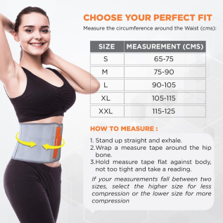 Vissco PC 1436 Abdominal Belt – Neoprene Support Belt
