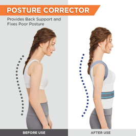 vissco PC 0807 Posture Aid – Upper Back Support Brace and Posture Correction Belt for Spine Alignment