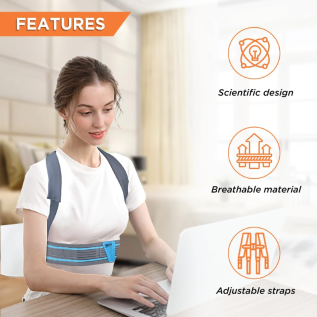 vissco PC 0807 Posture Aid – Back Support & Correction