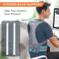 vissco PC 0807 Posture Aid – Upper Back Support Brace and Posture Correction Belt for Spine Alignment vissco PC 0807 Posture Aid – Upper Back Support Brace and Posture Correction Belt for Spine Alignment