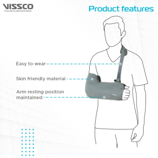 vissco PC 0820 Arm Sling – Shoulder Support Brace