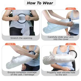 vissco PC 0827 Arm Cast Cover – Waterproof Upper Arm Fit