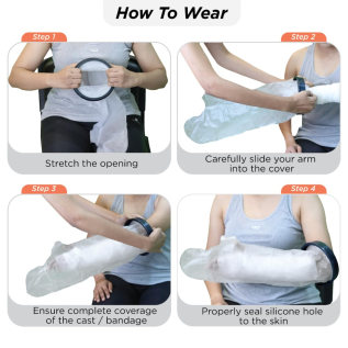 vissco PC 0826 Arm Cast Cover – Waterproof Elbow Cover