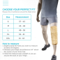 Vissco PC 0702 Knee Brace Short – Adjustable Knee Brace for Stability | Short Knee Support Brace (14'') Vissco PC 0702 Knee Brace Short – Adjustable Knee Brace for Stability | Short Knee Support Brace (14'')