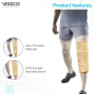 Vissco PC 0702 Knee Brace Short – Adjustable Knee Brace for Stability | Short Knee Support Brace (14'') Vissco PC 0702 Knee Brace Short – Adjustable Knee Brace for Stability | Short Knee Support Brace (14'')
