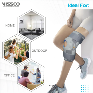 Vissco PC 1404B Neoprene Open Type Knee Support Brace