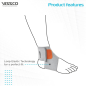 Vissco PC 0708 Ankle Binder | Adjustable Compression Support for Ankle Pain Relief, Sprains & Ligament Injuries
