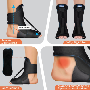 Adjustable Vissco PC 0744 Foot Raiser Side View