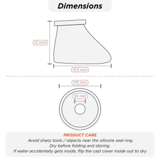 Vissco Cast Cover Leg – Waterproof Leg Cast Protector