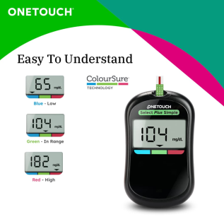 Portable Glucometer with 50 Test Strips for Diabetes Care