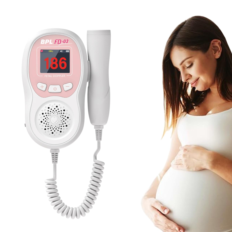 BPL Medical Technologies FD-03 | Advanced Fetal Doppler Device for Clear Pregnancy Monitoring